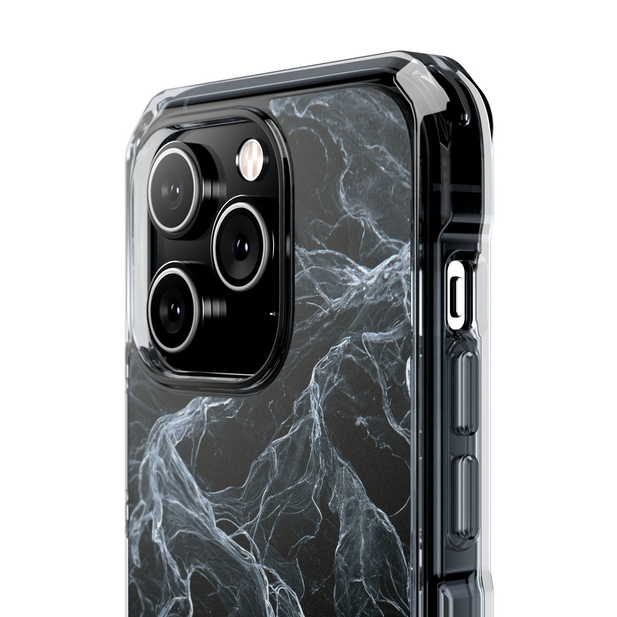 Arctic Gossamer · Clear Impact Magnetic Phone Case for iPhone · Black