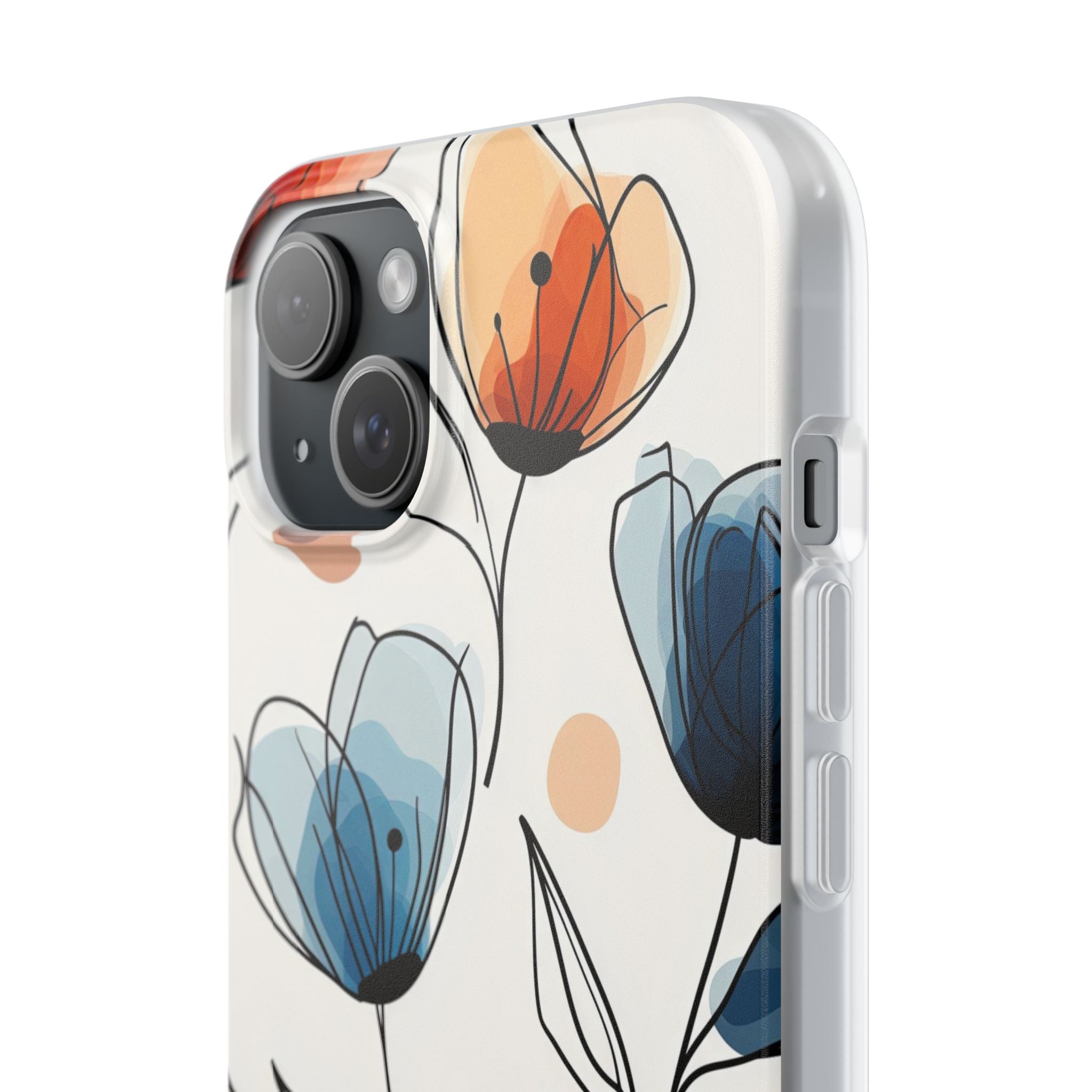 Ink Watercolor Tulips · Soft