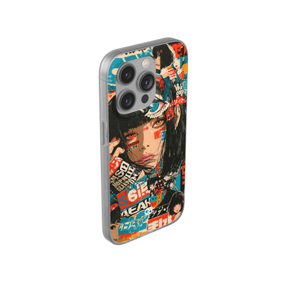 Shibuya Street Collage · Lite Phone Case for iPhone ·  Red