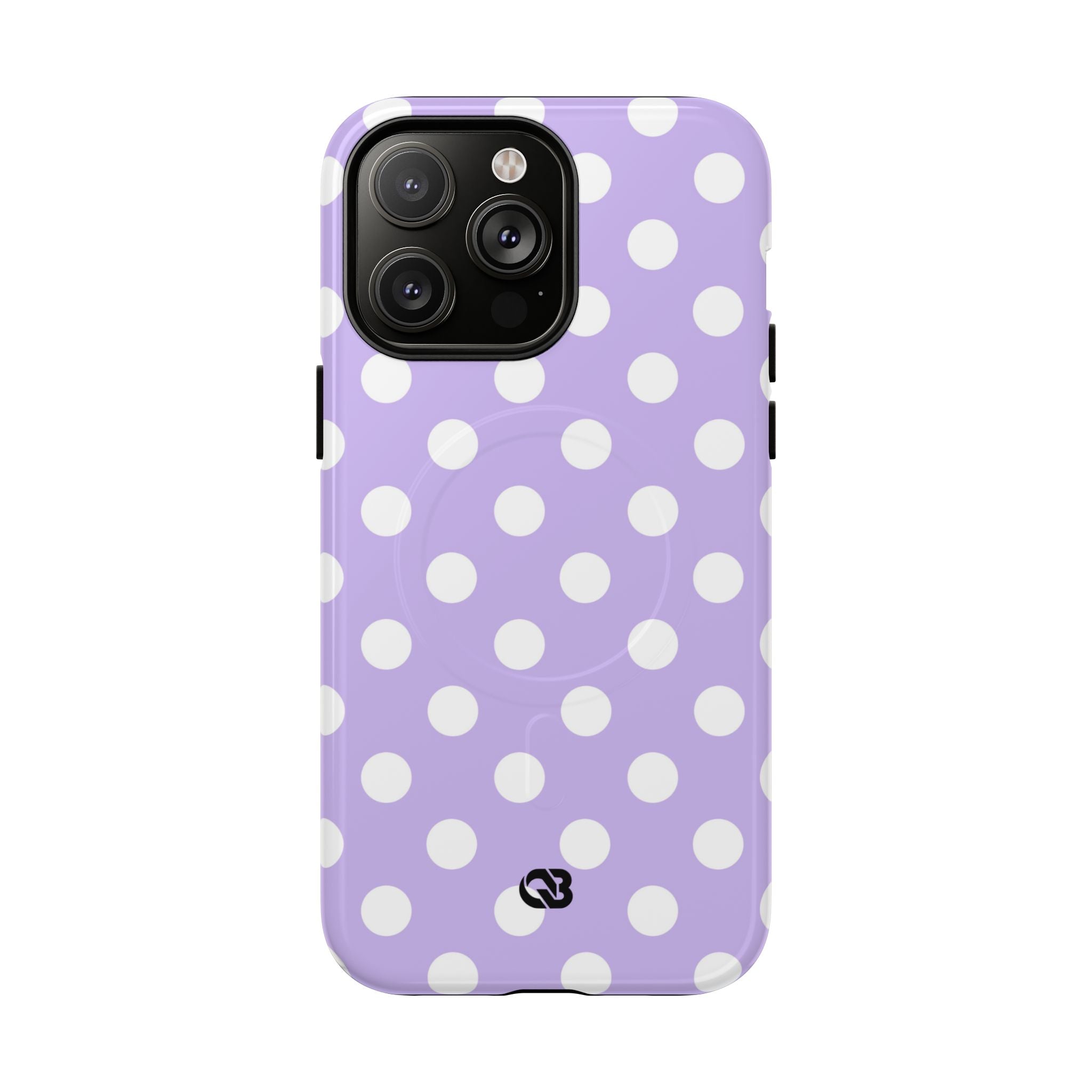 Lavender Polka Grid · Tough+ Phone Case for iPhone · Magsafe