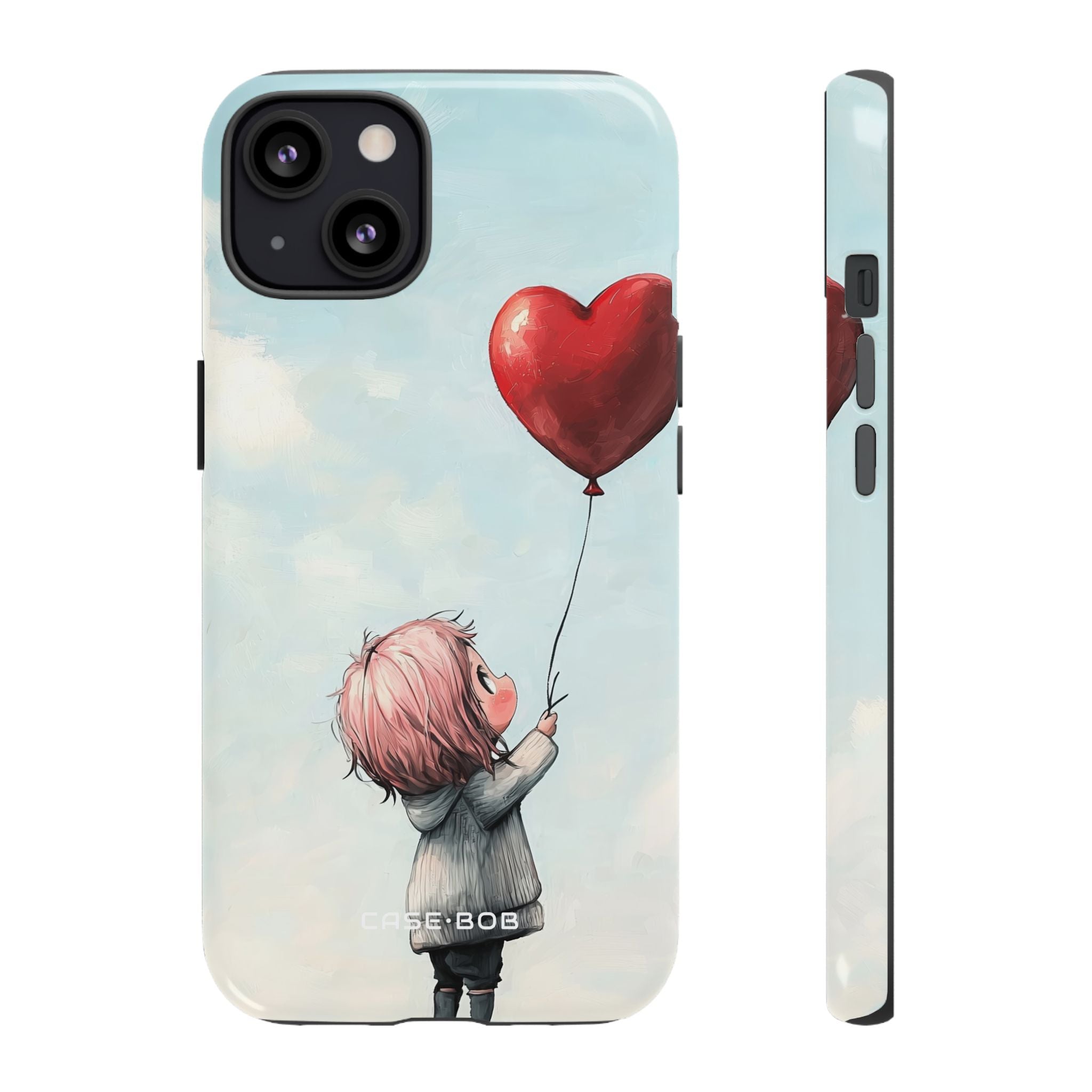 Herzballon-Leuchten iPhone 13 Case - Tough