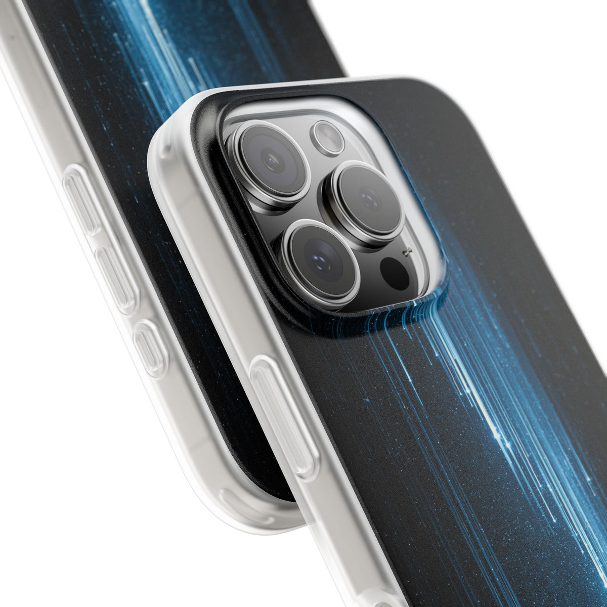 Nocturnal Cascade · Lite Phone Case for iPhone ·  Black