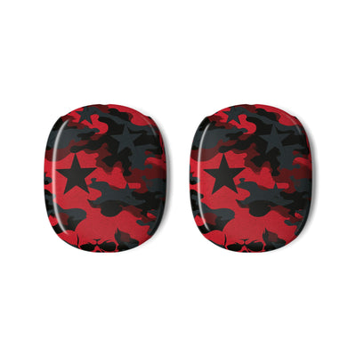 Crimson Skull Camo · Hard Case for AirPods Max · Red