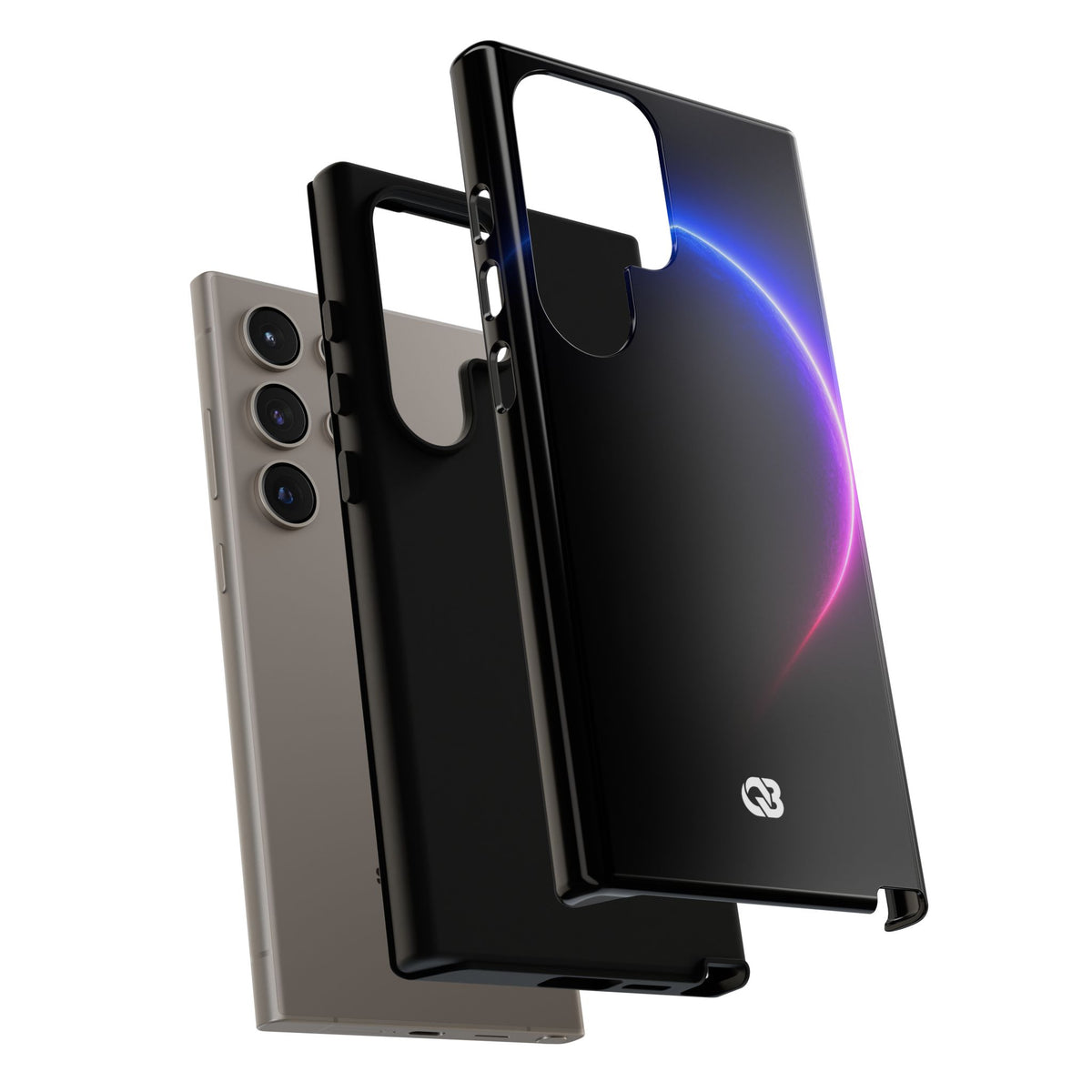 Luminous Eclipse · Tough Phone Case for Samsung · Black