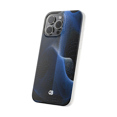 Blue Lite Phone Case for iPhone - Electric Blue Flux