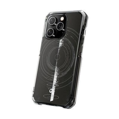 Black Impact MagSafe Phone Case for iPhone - Obsidian Orbital Signal