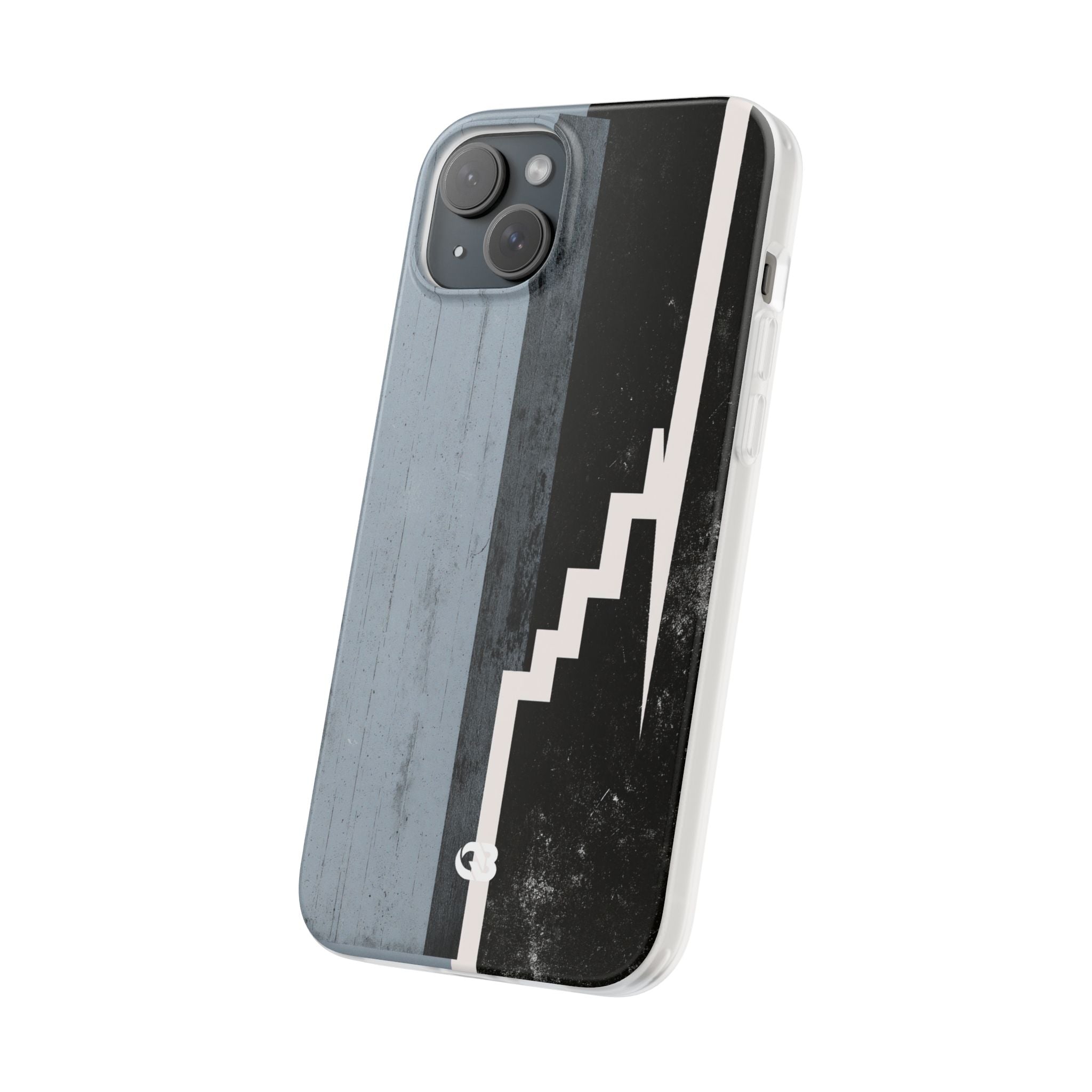 Grey Lite Phone Case for iPhone - Industrial Concrete Void