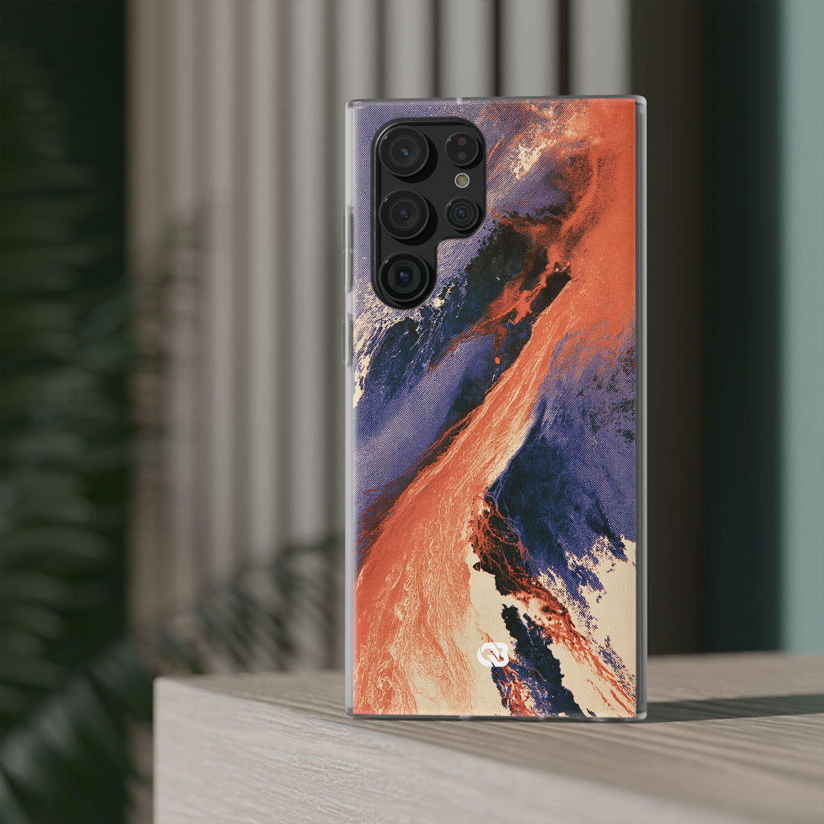 Solar Aura Drift · Lite Phone Case for Samsung · Orange