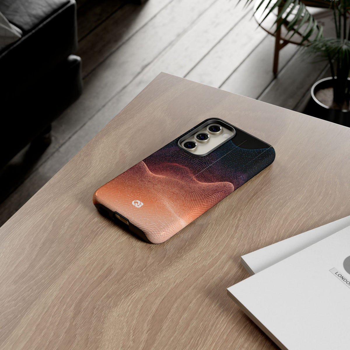Spectral Elevation · Tough Phone Case for Samsung · Orange