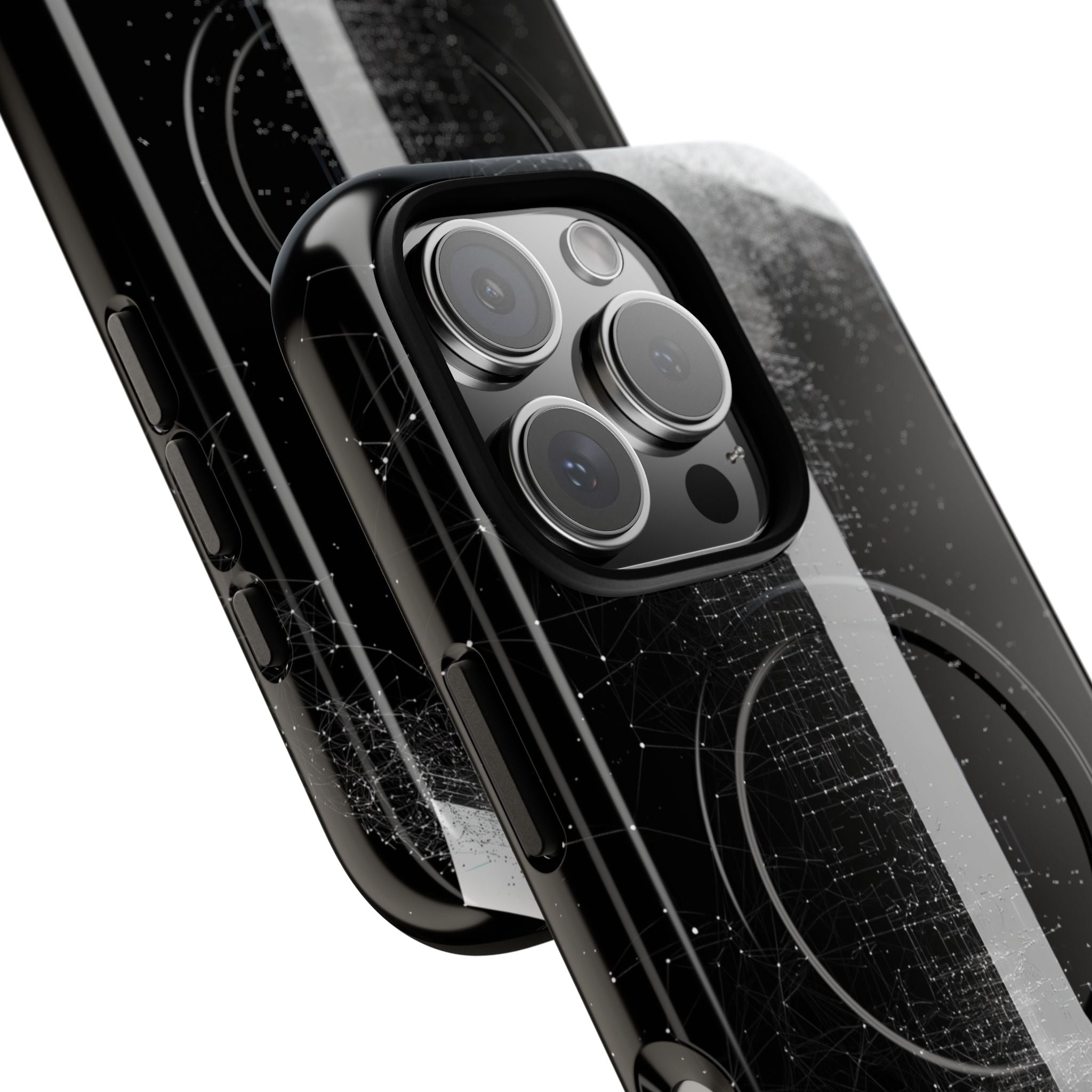 Black Tough 2.0 Magsafe Phone Case for iPhone - Vector Core Monolith