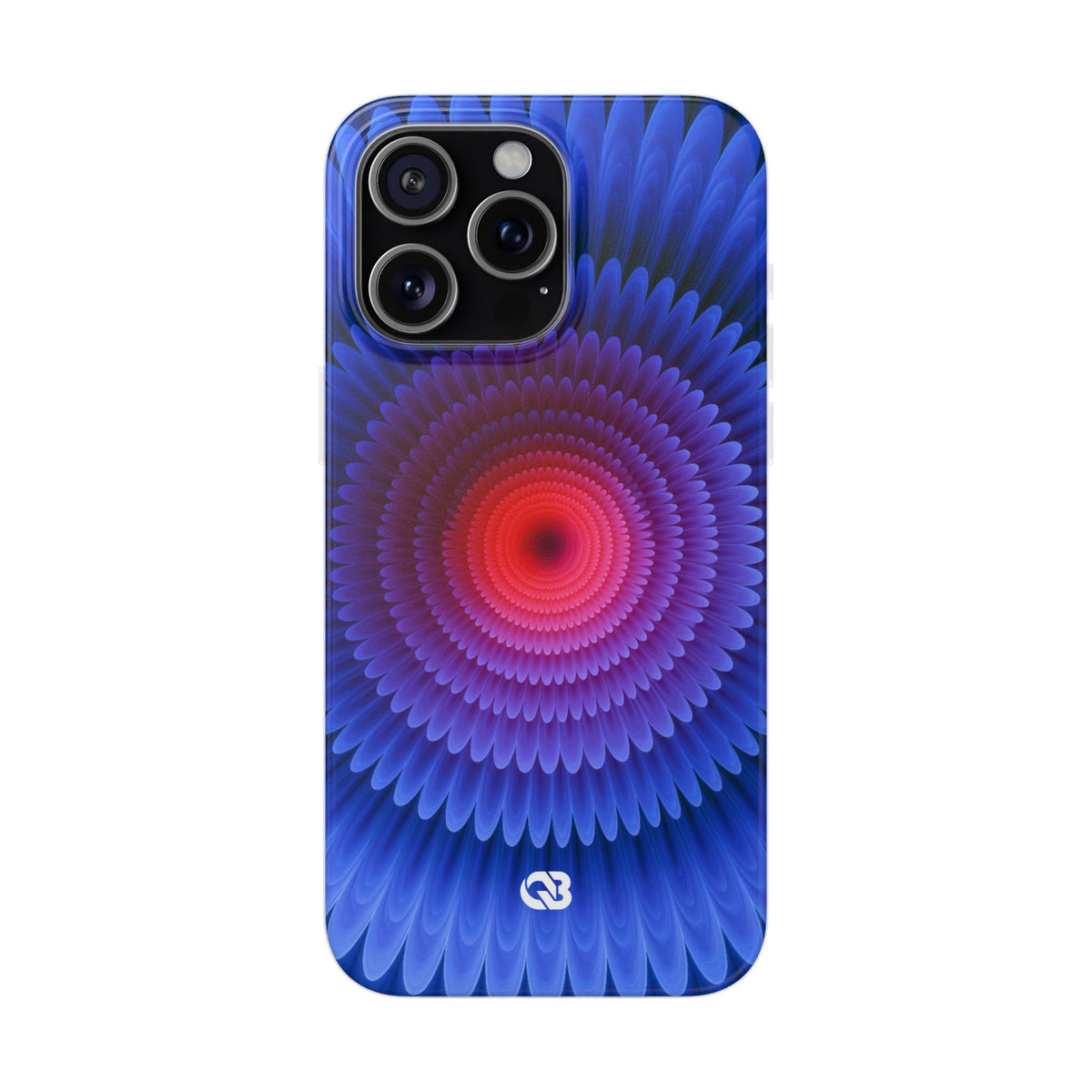 Radial Spectrum Bloom · Lite Phone Case for iPhone ·  Blue