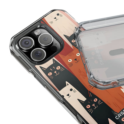 Forlængede Katte Sorte iPhone 16 Pro Cover - Impact