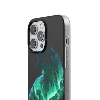 Nordic Aurora Fox · Lite Phone Case for iPhone ·  Teal
