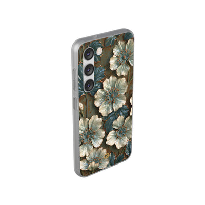 Gilded Blossom Reverie · Lite Phone Case for Samsung · Teal