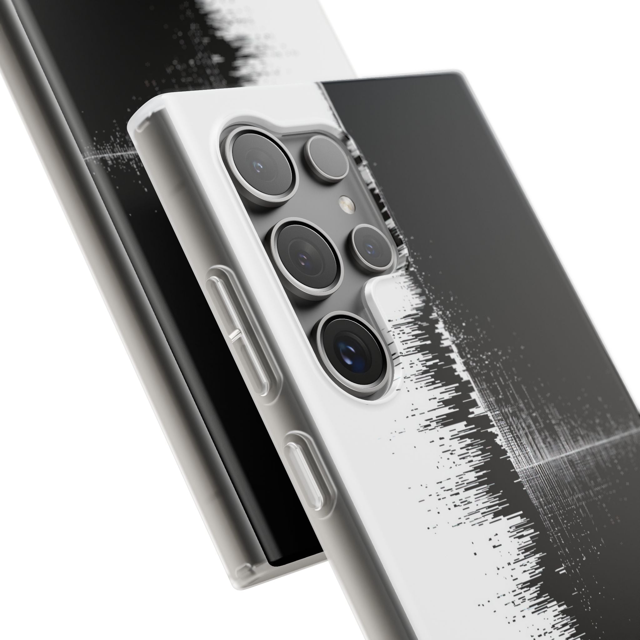 Black Lite Phone Case for Samsung - Static Signal Split