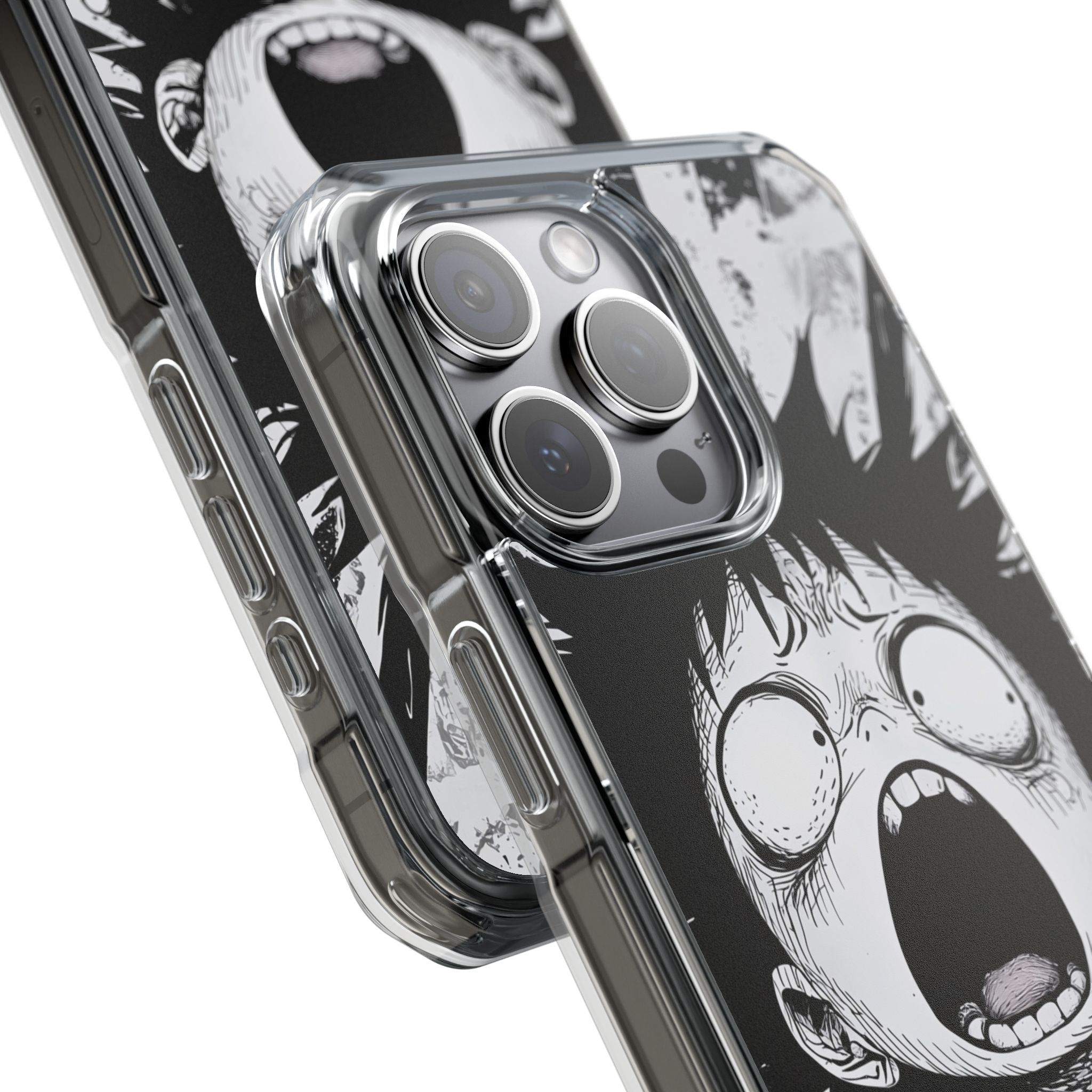 Screaming Stripes iPhone 15 Pro Max Case - Impact