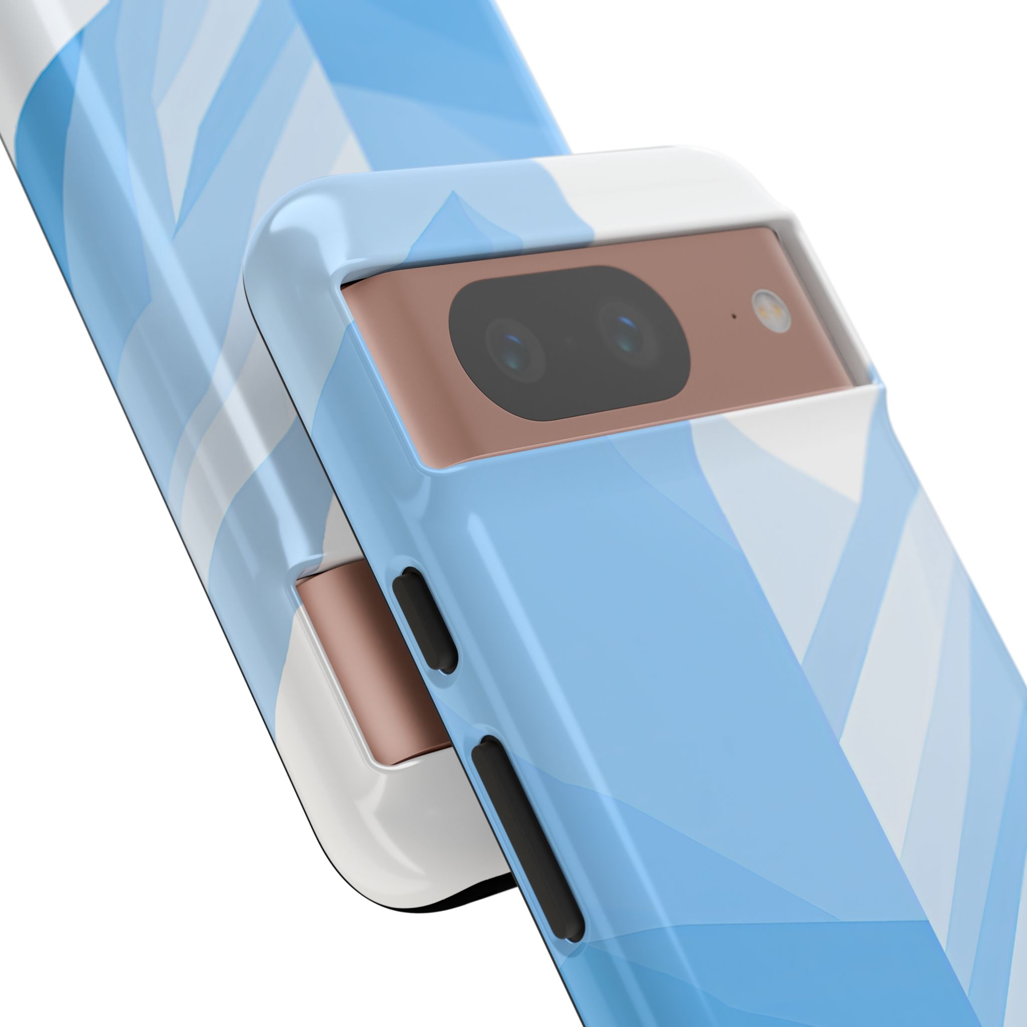 Blue Tough Phone Case for Google Pixel - Arctic Glacial Ridge