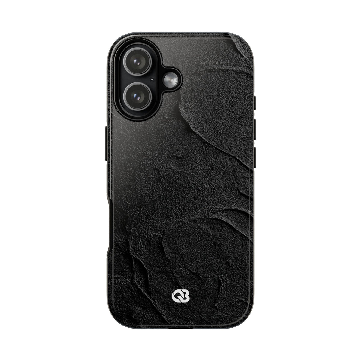 Obsidian Stucco Relief · Tough Phone Case for iPhone · Black