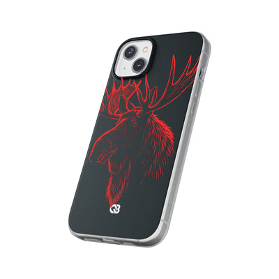 Nordic Elk · Lite Phone Case for iPhone ·  Black