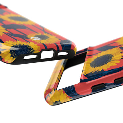 Solar Navy Bloom · Tough Phone Case for Google Pixel