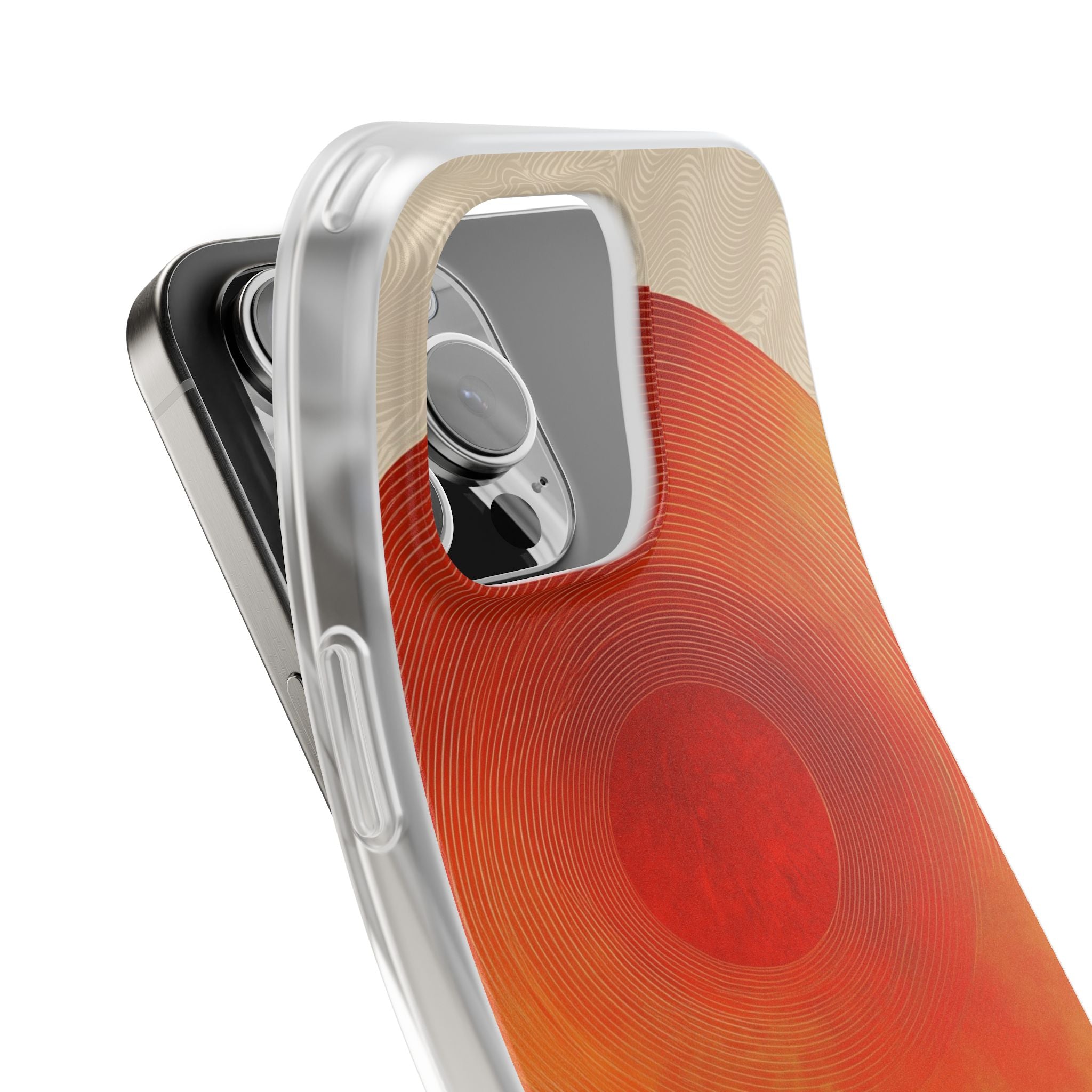 Sunburst Swirl iPhone 16 Pro Max Cover - Blød