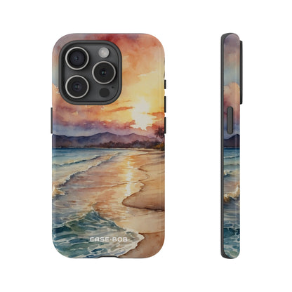 Sunset Reflection iPhone 15 Pro Case - Tough