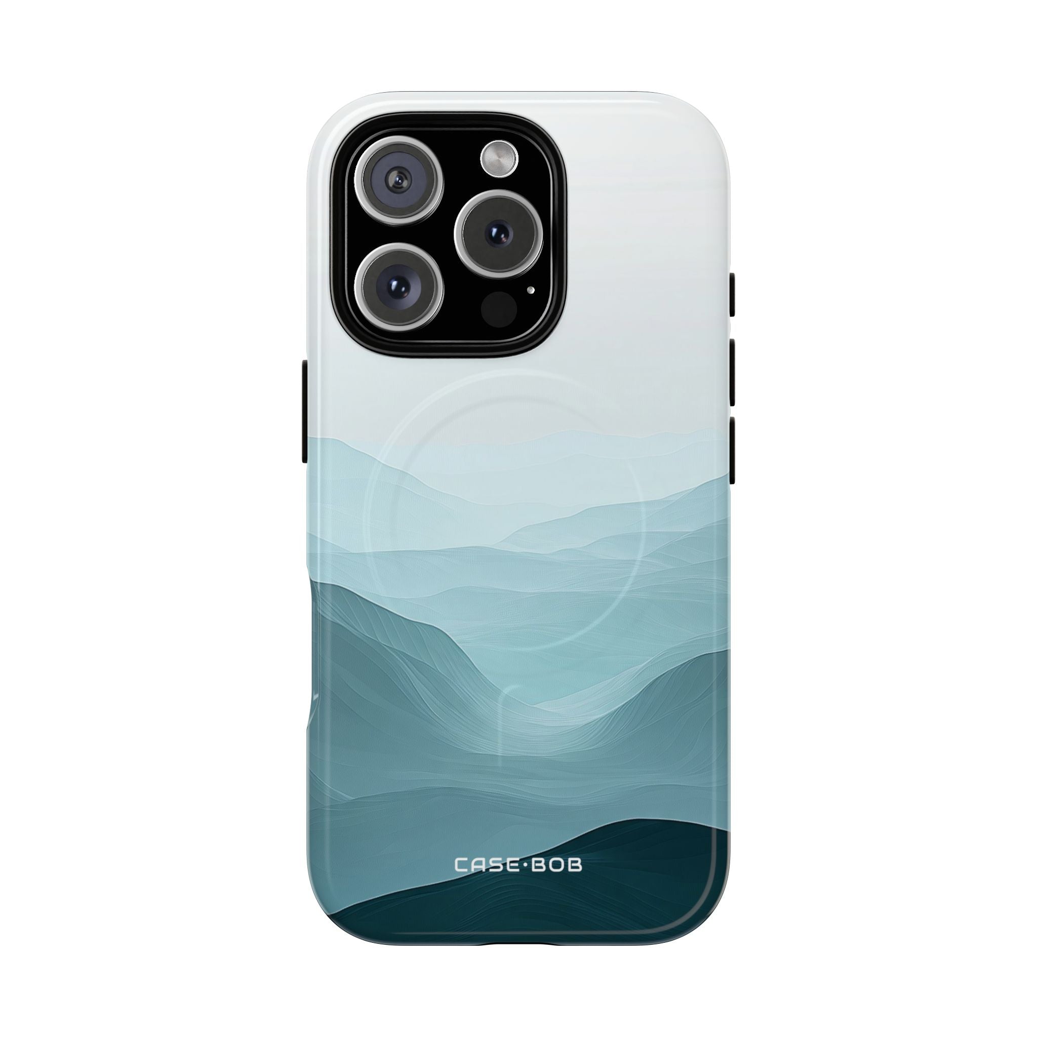 Teal Mist Mountains iPhone 16 Pro Case - Tough+