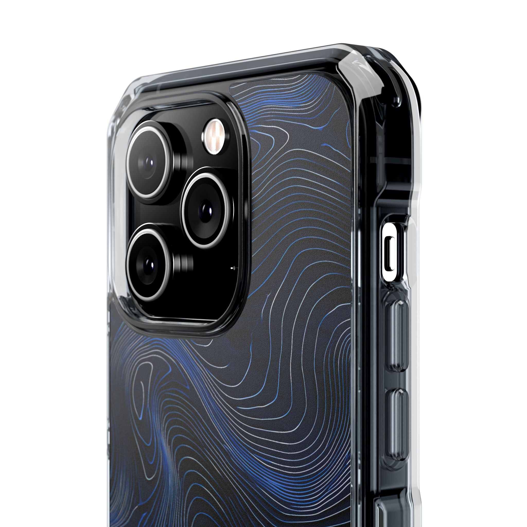 Blue Impact MagSafe Phone Case for iPhone - Cobalt Contour Ridge
