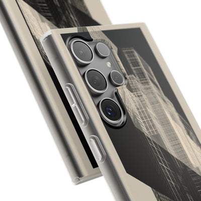 Beige Lite Phone Case for Samsung - Monolith Urban Grid