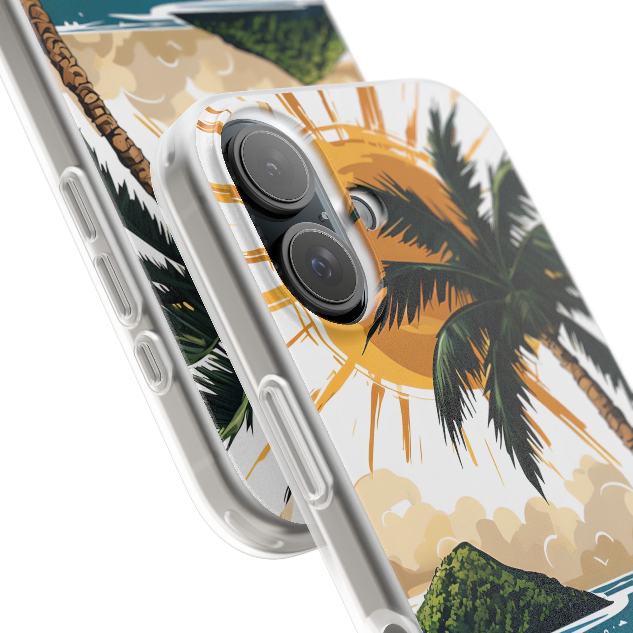 Radiant Coast Solitude · Soft Custodia per iPhone