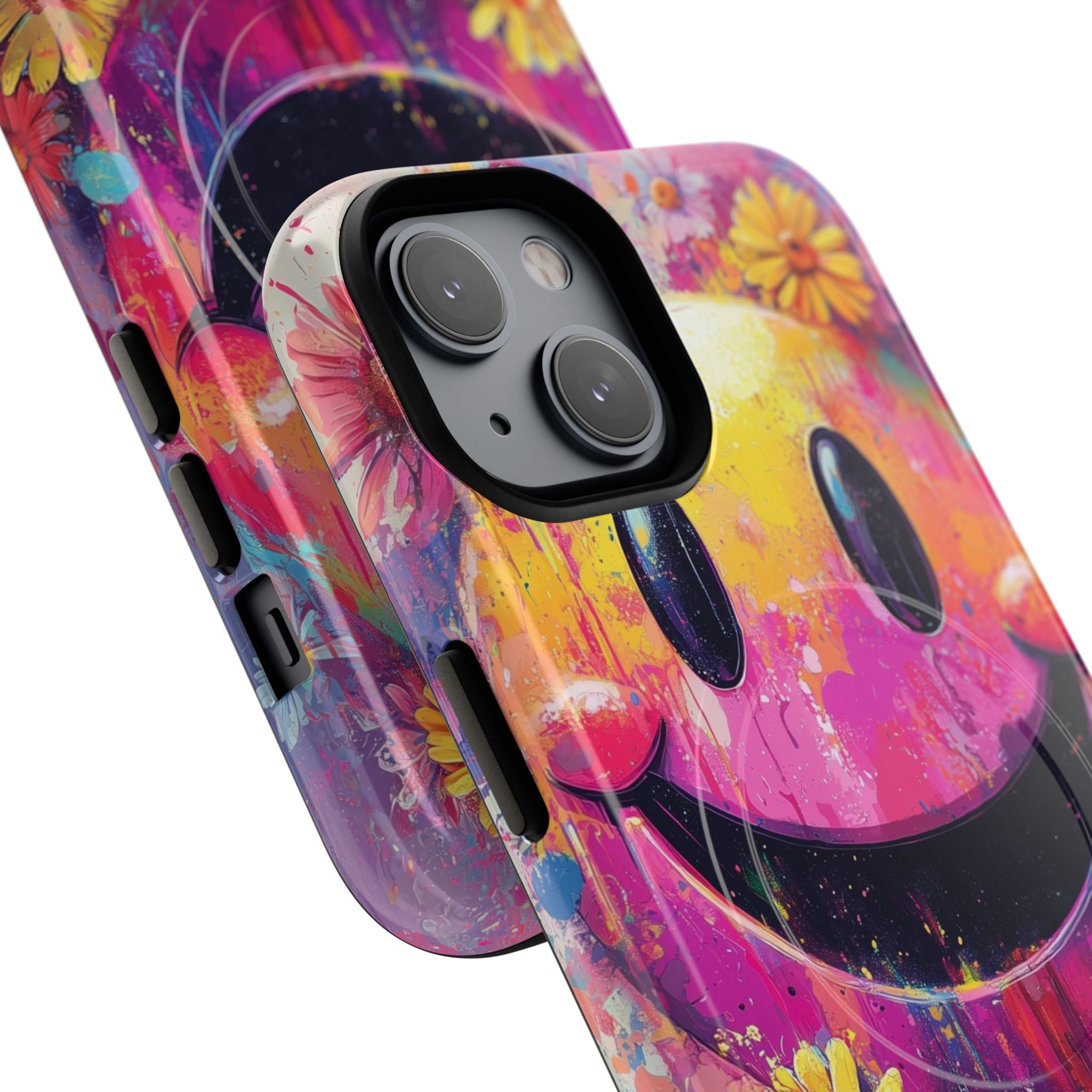 Smiley Bloom iPhone 14 Case - Tough+