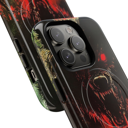 Crimson Wolf iPhone 14 Pro Case - Tough+