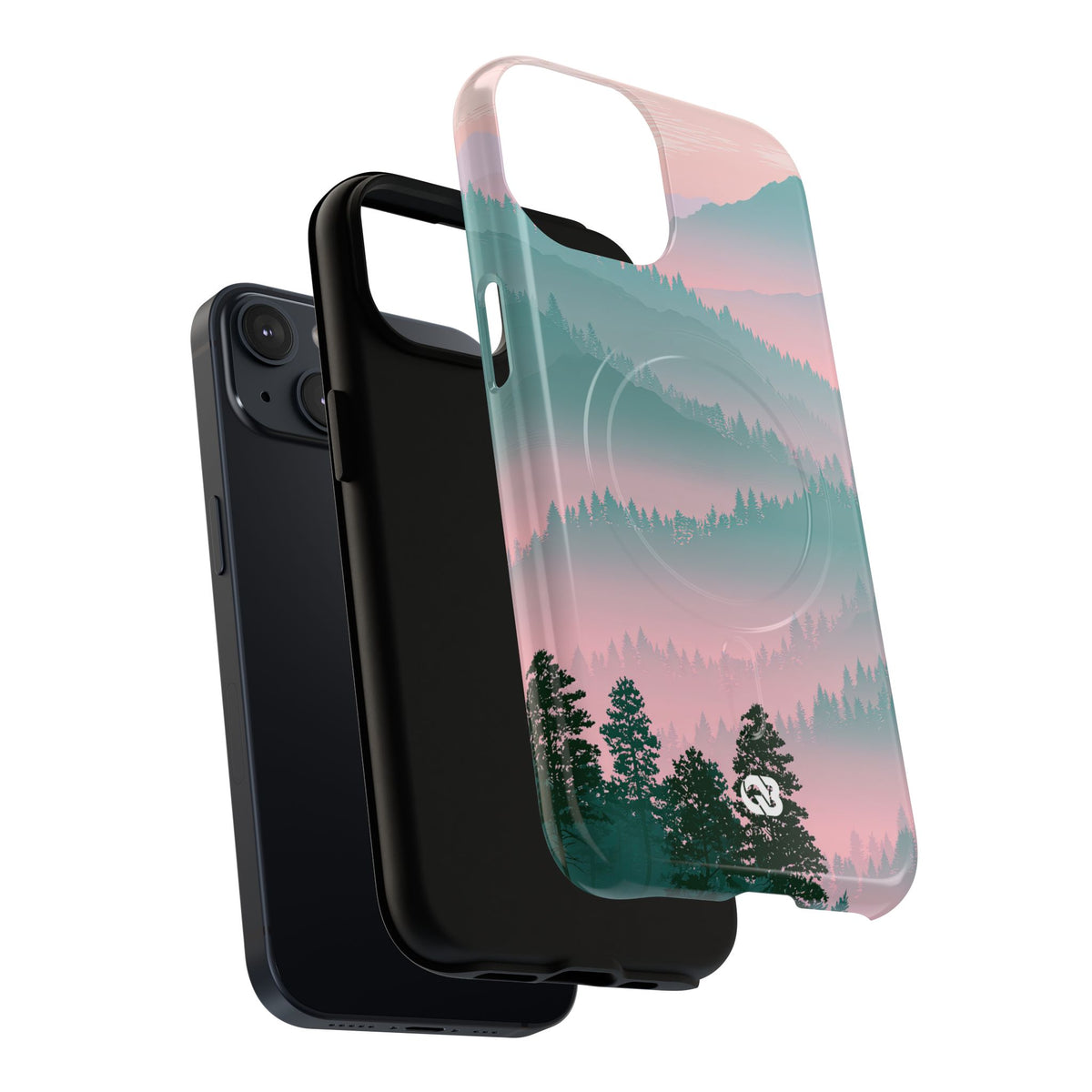Alpine Horizon · Tough 2.0 Magnetic Phone Case for iPhone · Green