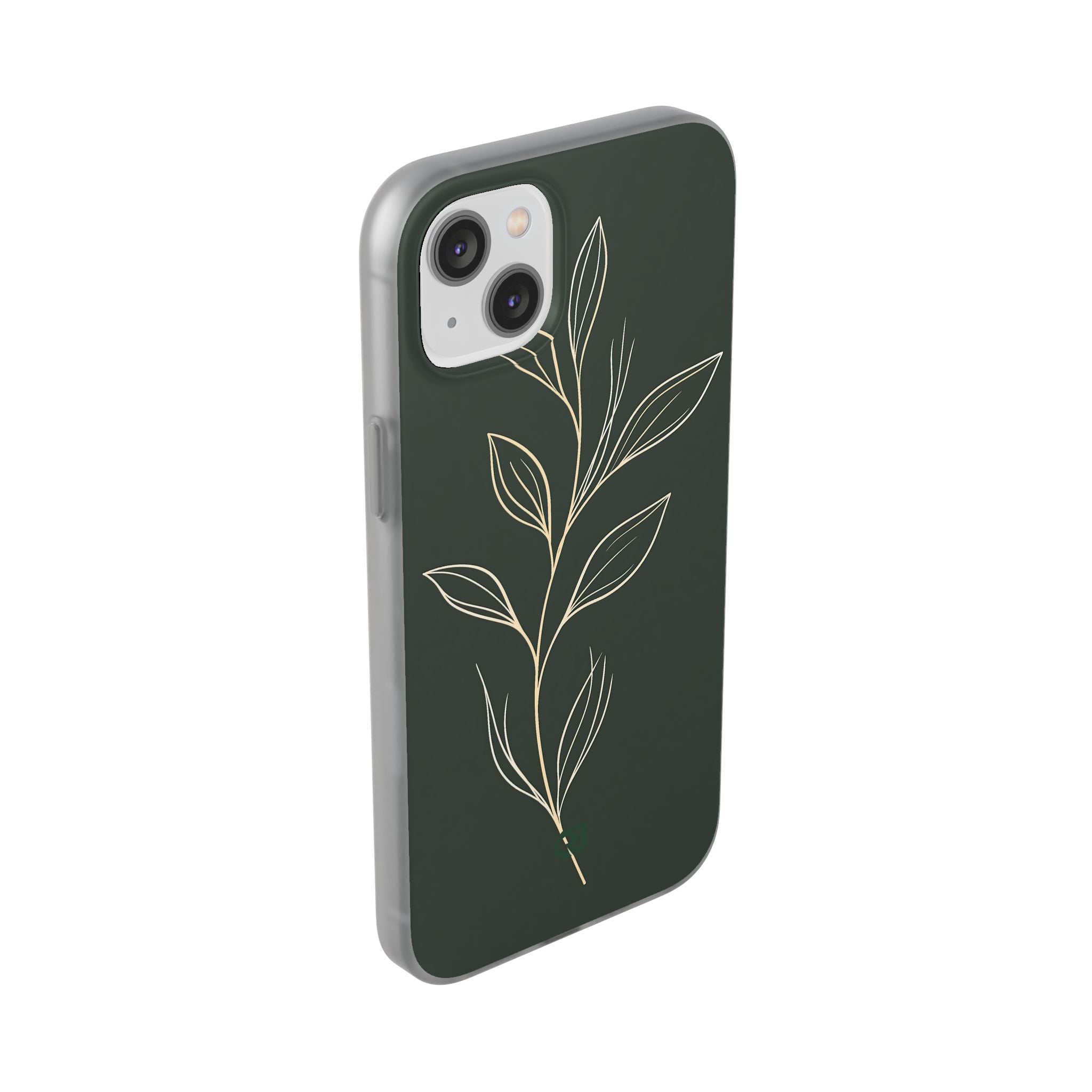 Green Lite Phone Case for iPhone - Deep Moss Willow