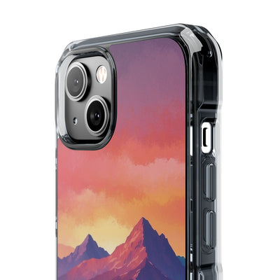 Crimson Mountain Dusk · Impact Handyhülle für iPhone · Magsafe