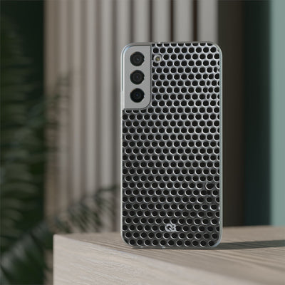 Silver Lite Phone Case for Samsung - Brutalist Steel Mesh