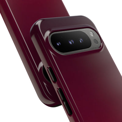 Red Tough Phone Case for Google Pixel - Deep Sangria Gradient