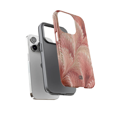 Blush Petal Plume · Tough Phone Case for iPhone · Pink