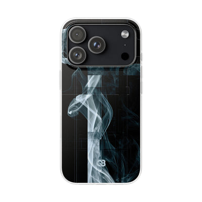 Black Lite Phone Case for iPhone - Arctic Vapor Grid
