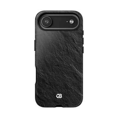 Obsidian Slate · Tough Phone Case for iPhone · Black