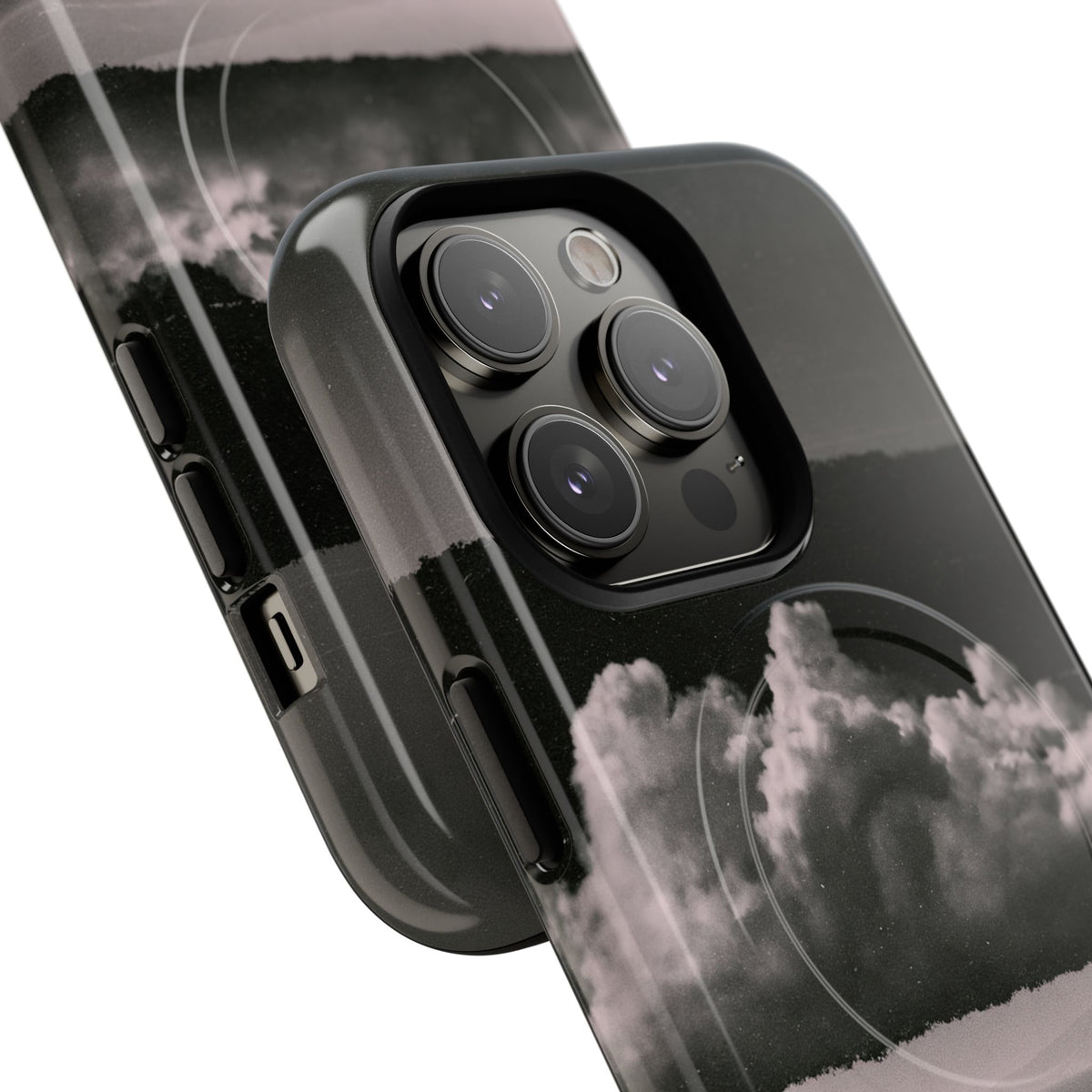 Crimson Horizon · Tough 2.0 Magnetic Phone Case for iPhone · Black