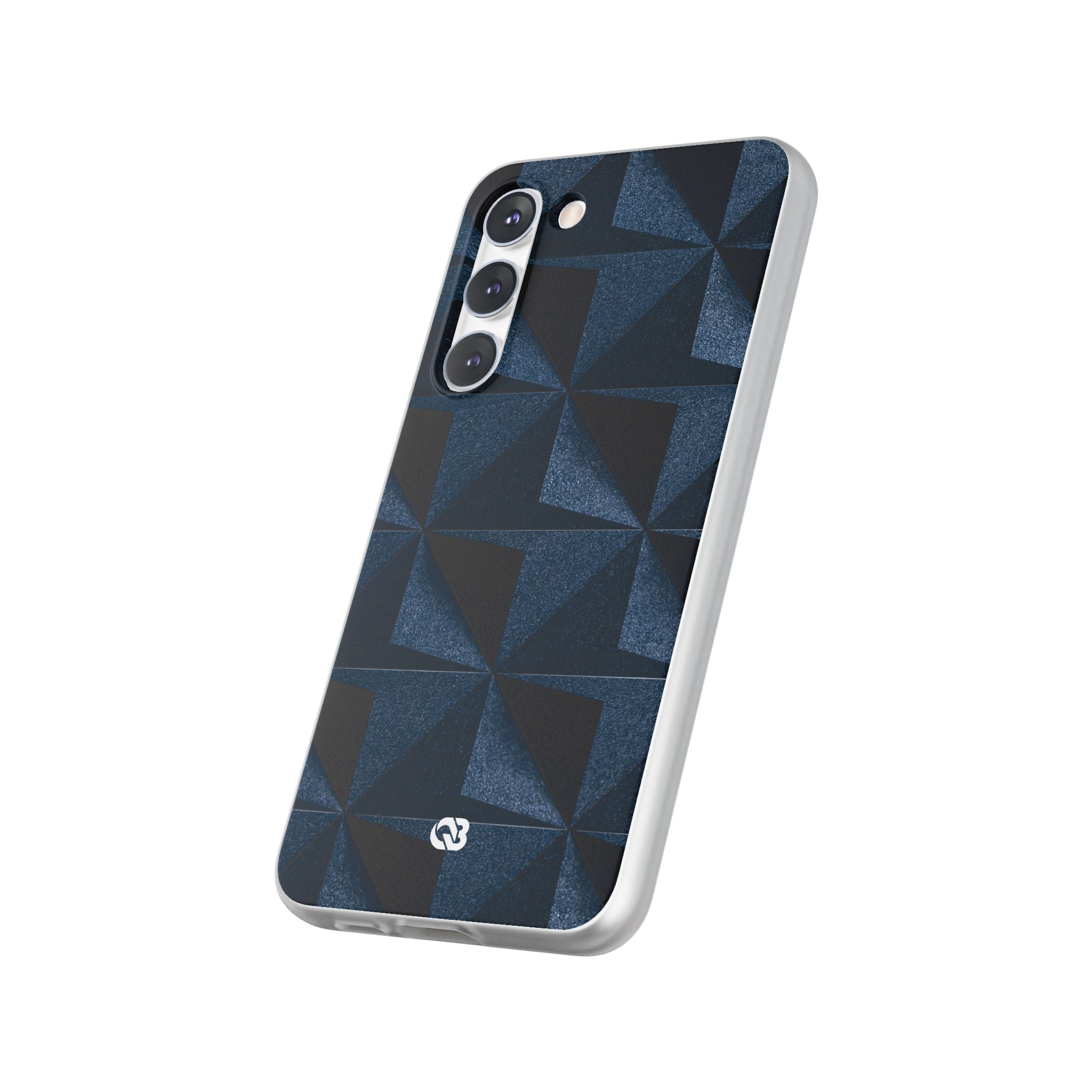 Blue Lite Phone Case for Samsung - Indigo Basalt Facets
