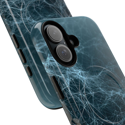 Teal Tough 2.0 Magsafe Phone Case for iPhone - Arctic Neural Mesh
