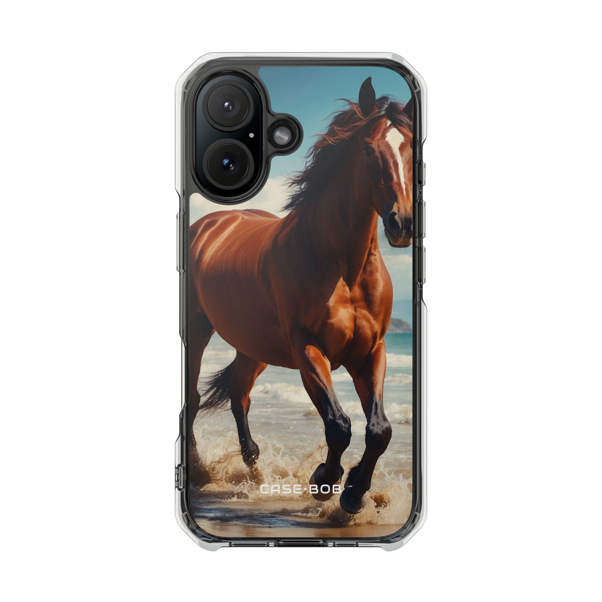 Blazing Horse iPhone 16 Case - Impact - CASE•BOB
