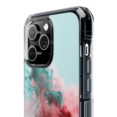 Sonic Bloom · Clear Impact Magnetic Phone Case for iPhone · Red