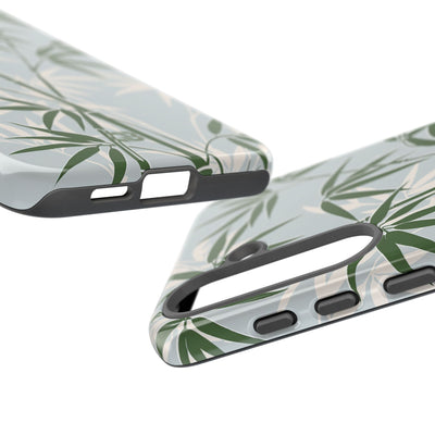 Green Tough Phone Case for Samsung - Kyoto Bamboo Canopy