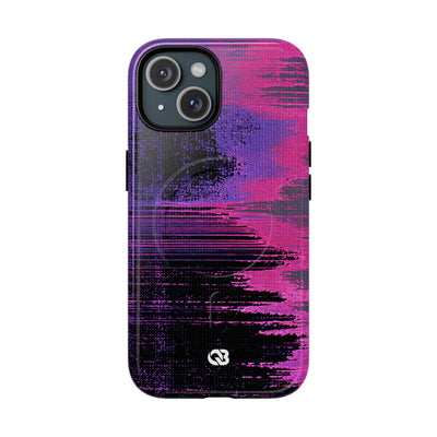 Neon Signal Shift · Tough 2.0 Magnetic Phone Case for iPhone · Purple