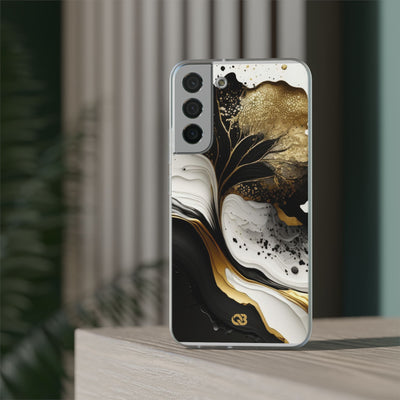 Molten Onyx Gold · Soft Handyhülle für Samsung