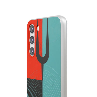 Teal Lite Phone Case for Samsung - Sonic Static Split