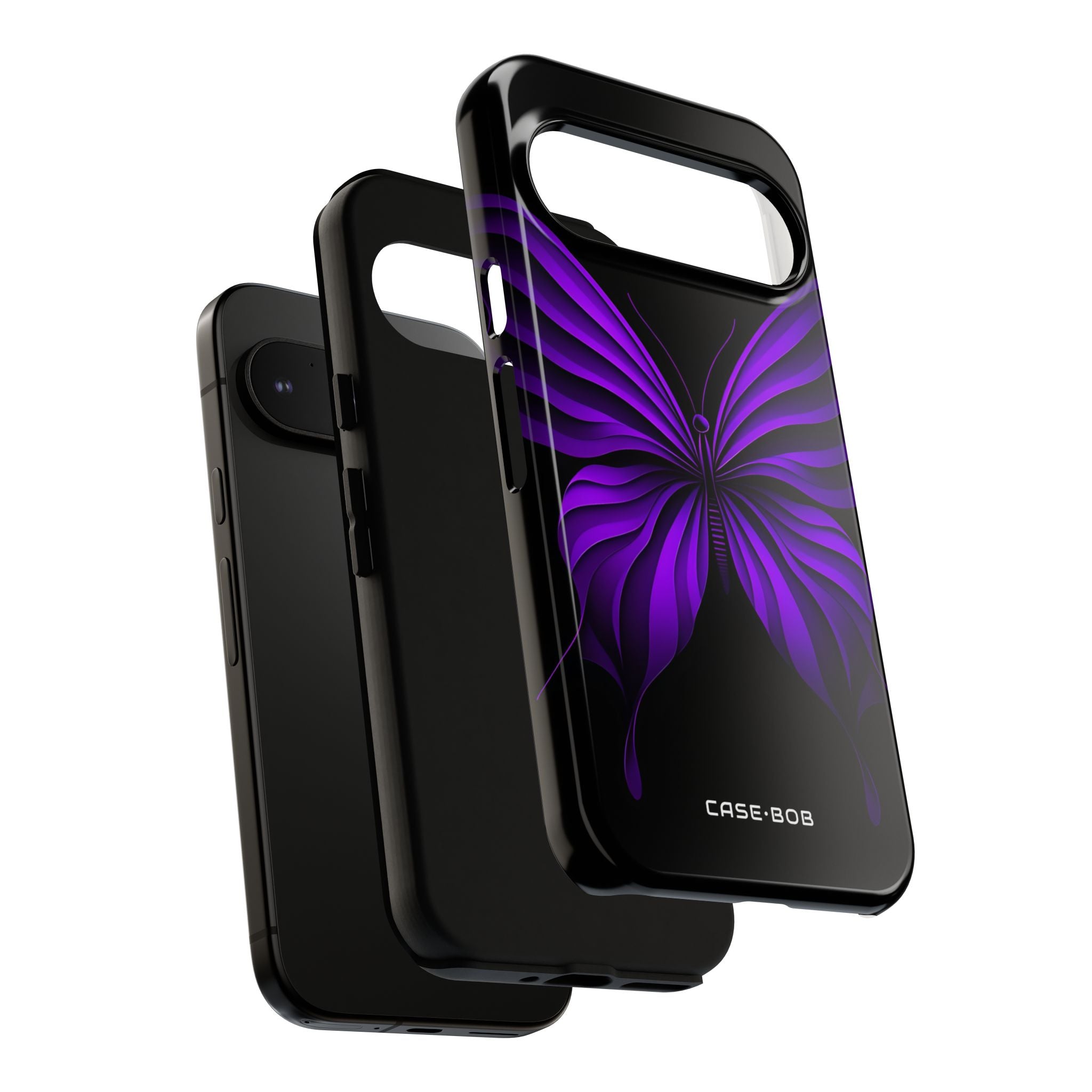Violet Monarch Google Pixel 9 Pro Case - Tough